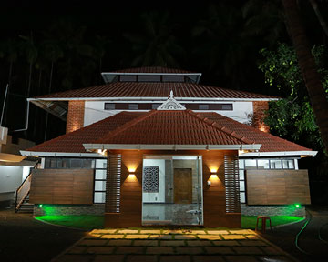 Ayurveda treatment room at our hospital in Kerala, India